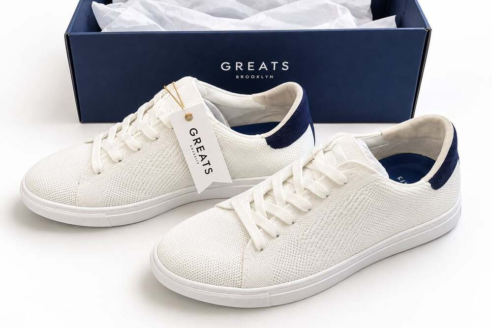 Men’s GREATS The Royale Knit Cadet Sneakers Size 8